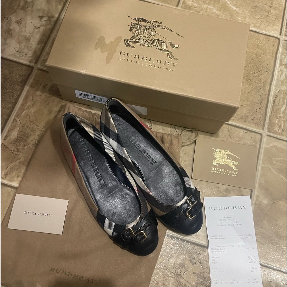 Authentic Burberry flats